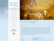 Tablet Screenshot of oceanocoastalspa.com